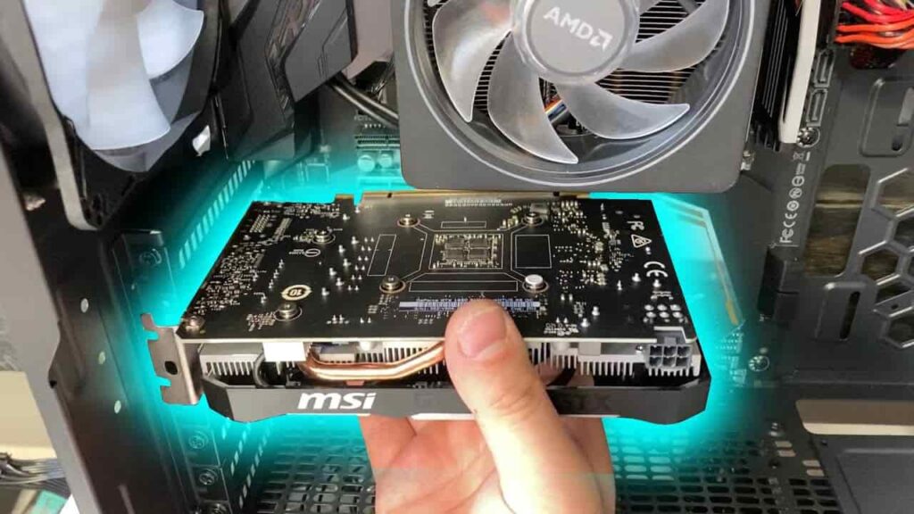 Can you install a video card into a PCI slot?